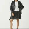 Nevah Pleat Mini Skirt