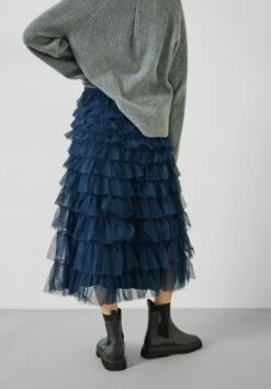 Florence Ruffle Jersey Skirt -TrendyLuxe Store 006885 1709 03