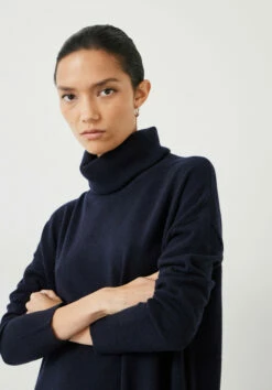 Roll Neck Wool Jumper Dress 14 Roll Neck Wool Jumper Dress -TrendyLuxe Store 007041 1659 02