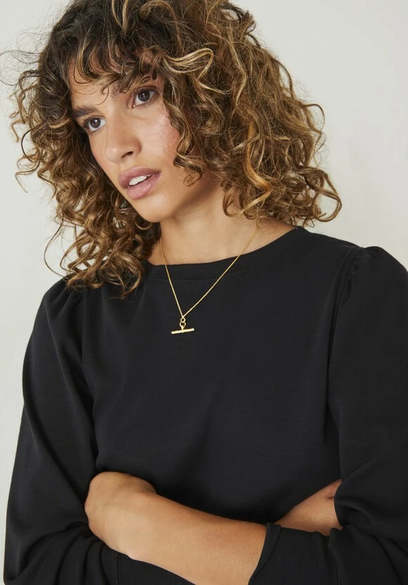 Emily Puff Sleeve Jersey Top 6 Emily Puff Sleeve Jersey Top - Image 4