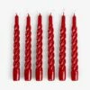 Anna And Nina Twisted Candles Set Of 6 2 Anna And Nina Twisted Candles Set Of 6 -TrendyLuxe Store 007676 1605 02
