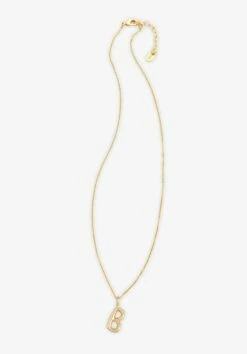 Gaia Letter Pendant Necklace 24 Gaia Letter Pendant Necklace -TrendyLuxe Store 007688 3037 1 B