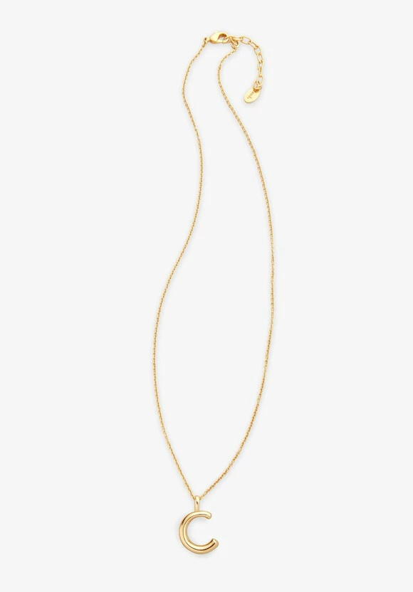 Gaia Letter Pendant Necklace 7 Gaia Letter Pendant Necklace - Image 5