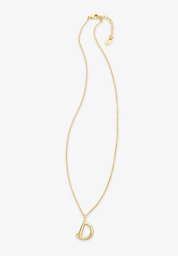 Gaia Letter Pendant Necklace 9 Gaia Letter Pendant Necklace - Image 7