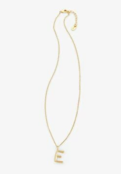 Gaia Letter Pendant Necklace 30 Gaia Letter Pendant Necklace -TrendyLuxe Store 007688 3037 1 E