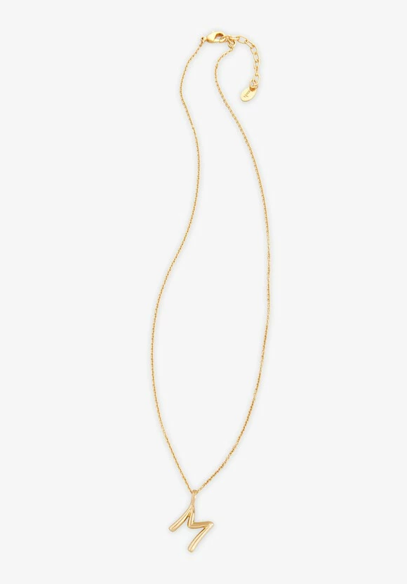 Gaia Letter Pendant Necklace 21 Gaia Letter Pendant Necklace - Image 19