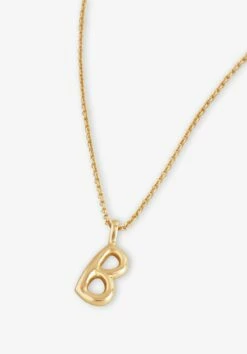 Gaia Letter Pendant Necklace 25 Gaia Letter Pendant Necklace -TrendyLuxe Store 007688 3037 2 B