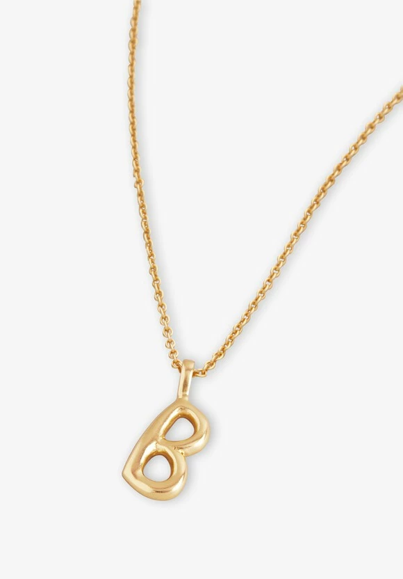 Gaia Letter Pendant Necklace 6 Gaia Letter Pendant Necklace - Image 4