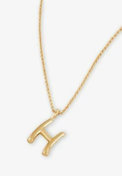 Gaia Letter Pendant Necklace 33 Gaia Letter Pendant Necklace -TrendyLuxe Store 007688 3037 2 H