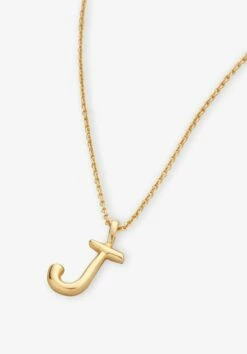 Gaia Letter Pendant Necklace 35 Gaia Letter Pendant Necklace -TrendyLuxe Store 007688 3037 2 J