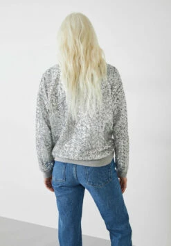 Silver Sequin Sweatshirt 18 Silver Sequin Sweatshirt -TrendyLuxe Store 008708 3142 03