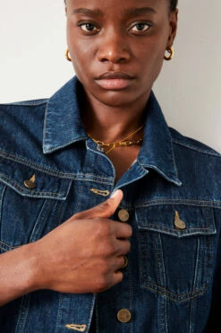 Ciara Cropped Denim Jacket -TrendyLuxe Store 008919 2908 04