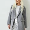 Jayde Wool Blend Blazer Coat