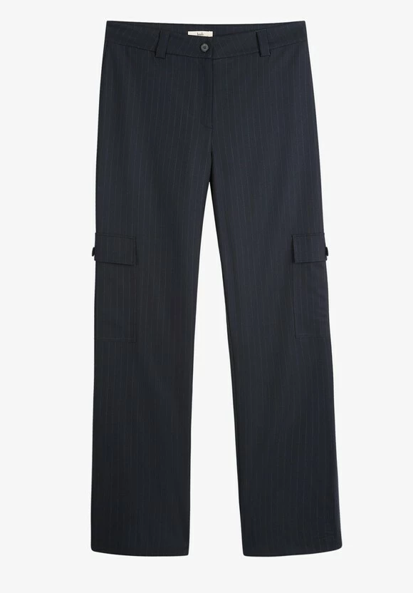Courtney Cargo Pinstripe Wool Blend Trousers 7 Courtney Cargo Pinstripe Wool Blend Trousers - Image 5