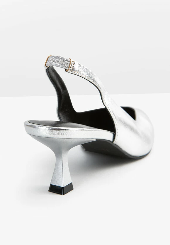 Lola Slingback Leather Kitten Heels 5 Lola Slingback Leather Kitten Heels - Image 3