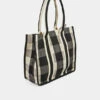 Gigi Check Textile Tote Bag -TrendyLuxe Store 009414 0456 01