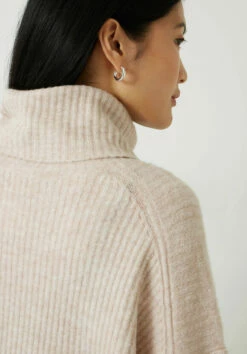 Keily Ribbed Roll Neck Wool Blend Jumper -TrendyLuxe Store 009522 4146 04