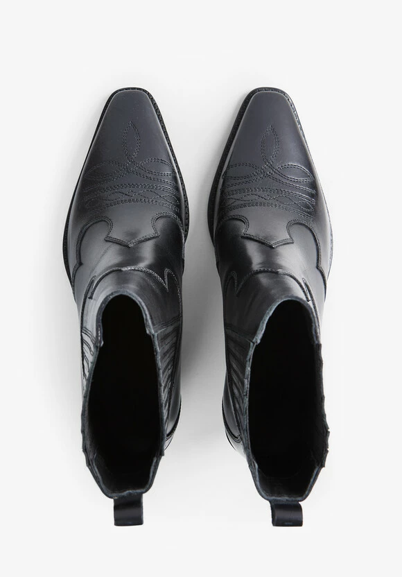 Kendall Leather Western Boots 5 Kendall Leather Western Boots - Image 3