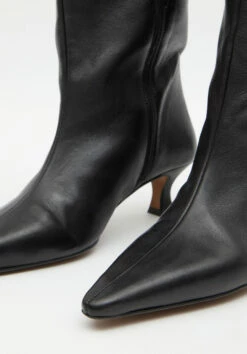 Camila Leather Kitten Heel Knee Boots -TrendyLuxe Store 009553 2762 05