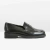Neesha Leather Square Toe Loafers