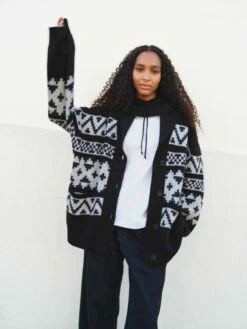 Kellton Shawl Wool Blend Cardigan