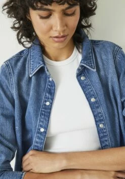 Danica Fitted Denim Shirt 21 Danica Fitted Denim Shirt -TrendyLuxe Store 009587 3053 04