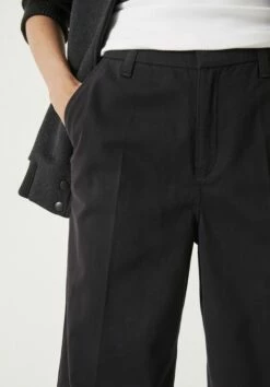 Camille Flat Front Cotton Trousers -TrendyLuxe Store 009663 0452 04