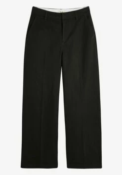 Camille Flat Front Cotton Trousers -TrendyLuxe Store 009663 0452 07 2