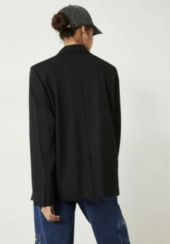 Double Breasted Wool Blend Blazer -TrendyLuxe Store 009670 0456 03