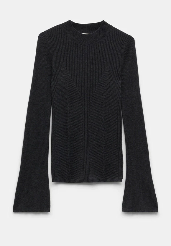 Sidwell Ribbed Wool Blend Jumper 6 Sidwell Ribbed Wool Blend Jumper - Image 4