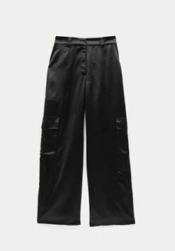 Camille Flat Front Cotton Trousers -TrendyLuxe Store 009689 0456 07 1