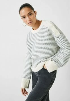 Zoya Striped Wool Blend Jumper