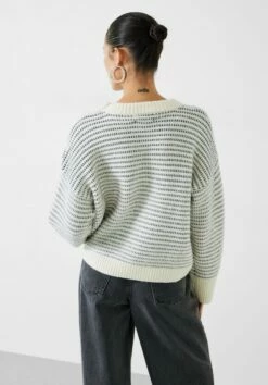Zoya Striped Wool Blend Jumper -TrendyLuxe Store 009714 1664 03