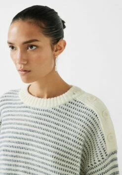 Zoya Striped Wool Blend Jumper -TrendyLuxe Store 009714 1664 04