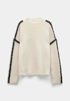 Elaine Slouchy Fit Wool Blend Jumper -TrendyLuxe Store 009717 0253 07 1