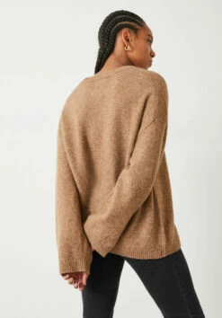 Elaine Slouchy Fit Wool Blend Jumper -TrendyLuxe Store 009795 0577 03