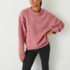 Faris Crew Neck Wool Blend Jumper