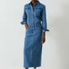 Tate Denim Maxi Shirt Dress -TrendyLuxe Store 009907 2797 01