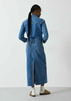 Tate Denim Maxi Shirt Dress -TrendyLuxe Store 009907 2797 03