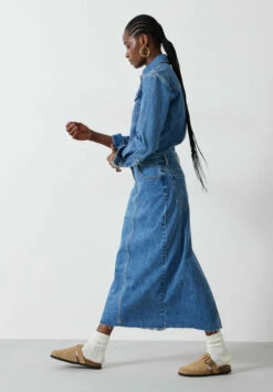 Tate Denim Maxi Shirt Dress -TrendyLuxe Store 009907 2797 04