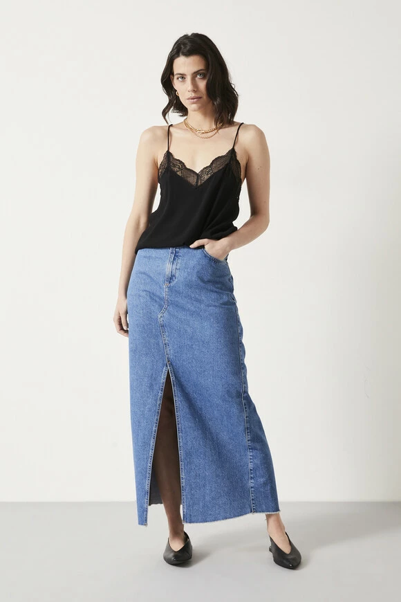 Rachelle Denim Maxi Skirt