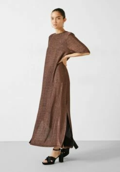 Glitter Maxi T-shirt Dress -TrendyLuxe Store 010000 4444 04