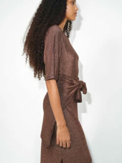 Glitter Maxi T-shirt Dress