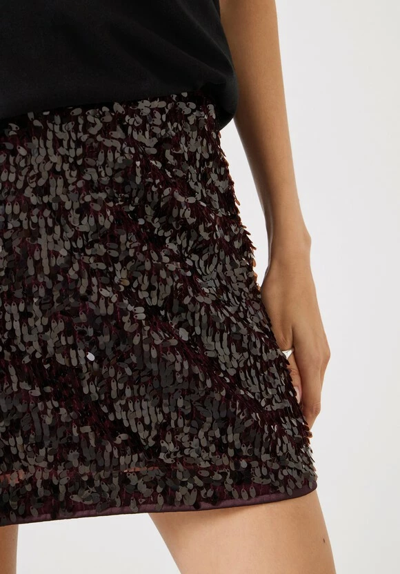 Zarina Sequin Mini Skirt 6 Zarina Sequin Mini Skirt - Image 4