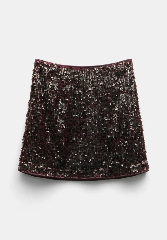 Zarina Sequin Mini Skirt 7 Zarina Sequin Mini Skirt - Image 5