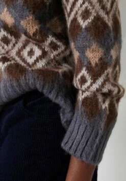 Tessa Fairisle Crew Jumper -TrendyLuxe Store 010101 2805 04