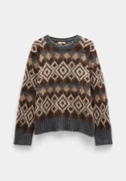 Tessa Fairisle Crew Jumper -TrendyLuxe Store 010101 2805 07 2