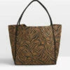 Vero Zebra Print Tote Bag