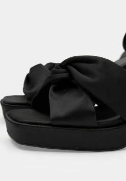 Farrah Satin Twist Platform Heels -TrendyLuxe Store 010476 0456 04