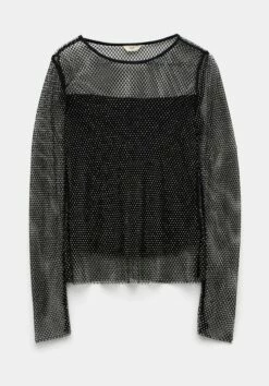 Una Sparkle Long Sleeve Top -TrendyLuxe Store 010967 0456 07 6